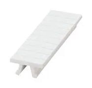 ZACK MARKER STRIP, BLANK, 3.5MM, WHITE