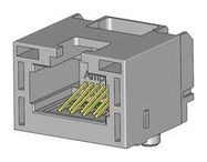 RJ45 CONN, R/A JACK, 8P8C, 1PORT, SMT