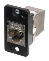 MOD COUPLER, SHLD RJ45 JACK, 8P8C, CAT5E