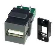 USB CONN, 2.0 TYPE A RCPT, SCREW TB