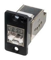 RJ45 CONN, JACK, 8P8C, 1PORT, PANEL