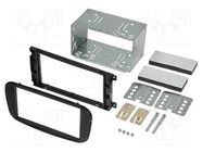 Radio frame; Ford; 2 DIN; black ACV