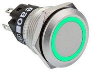 LED PANEL INDICATOR, GREEN, 19MM, 24V