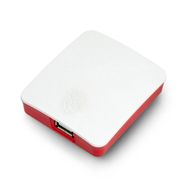 Case for Raspberry Pi Model 3A + official - red-white