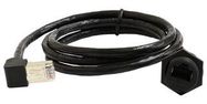 ENET CABLE, RJ45 JACK-R/A PLUG, CAT6, 1M