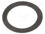 Gasket; chloroprene; Thk: 1.5mm; Øint: 49.5mm; Øout: 60mm; M50; black HELLERMANNTYTON