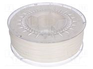 Filament: ABS+; Ø: 1.75mm; white; 230÷240°C; 1kg DEVIL DESIGN