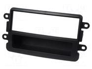 Radio frame; Dacia; 1 DIN; black PER.PIC.