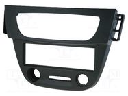 Radio frame; Renault; 1 DIN; black ACV