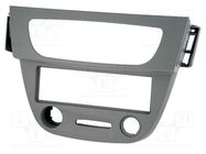 Radio frame; Renault; 1 DIN; grey ACV