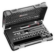 SOCKET SET, 6POINT, METRIC, 7-22MM 20PC