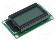 Display: LCD; alphanumeric; STN Positive; 8x2; gray; 58x32x13.5mm RAYSTAR OPTRONICS