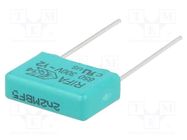 Capacitor: polypropylene; Y2; 22nF; 7.5x14.5x18mm; THT; ±20%; 15mm KEMET