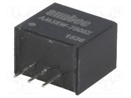 Converter: DC/DC; 6W; Uin: 17÷72V; Uout: 12VDC; Iout: 500mA; SIP3; THT AIMTEC