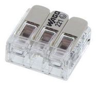 TERMINAL BLOCK, PLUGGABLE, 3POS, 12AWG