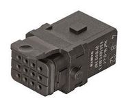 RECTANGULAR PWR INSERT, SOCKET, 12POS