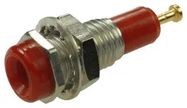 TIP JACK, 5700V, 10A, RED