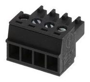 3.81MM EURO PLUG RA BLK 4CKT