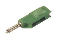 PLUG, 4MM, STACKABLE, GREEN, PK5, BUELA