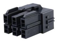 CP65 RECPT HSE PA66 GW BLK 6CKT