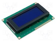 Display: LCD; alphanumeric; STN Negative; 16x4; blue; 87x60x13.6mm RAYSTAR OPTRONICS