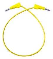 STACKABLE 4MM BANANA PLUG, YELLOW, 1.52M
