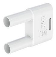 BANANA CONNECTOR, WHITE, PLUG, 32A