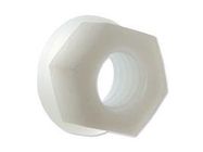 FLANGED NUT, NYLON, PLAIN, M6 X 6