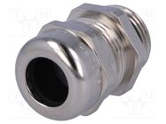 Cable gland; with earthing; M20; 1.5; IP68; brass 