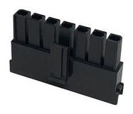 CONNECTOR HOUSING, RCPT, 7POS, 5.7MM