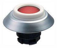 PB SWITCH, ROUND, FLANGE, RED