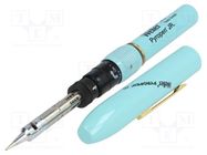 Soldering iron: gas; 1300°C; Tip temp: 500°C; Shape: conical 