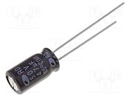 Capacitor: electrolytic; THT; 47uF; 50VDC; Ø6.3x11mm; Pitch: 2.5mm SAMWHA