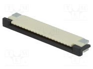 Connector: FFC/FPC; horizontal; PIN: 20; top contacts,ZIF; SMT ADAM TECH