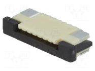 Connector: FFC/FPC; SMT; 100V; 0.5A; PIN: 7; 1mm; horizontal; 30mΩ ADAM TECH