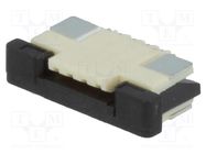 Connector: FFC/FPC; horizontal; PIN: 4; bottom contacts,ZIF; SMT ADAM TECH