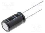 Capacitor: electrolytic; THT; 470uF; 35VDC; Ø10x16mm; Pitch: 5mm SAMWHA