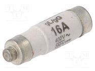 Fuse: fuse; 16A; 400VAC; 250VDC; ceramic,industrial; D01 BUSSMANN