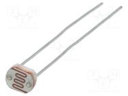 Photoresistor; 100mW; 45÷140kΩ; 540nm; THT; 150VDC; ØLED: 5mm Token