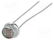 Photoresistor; 100mW; 16÷50kΩ; 540nm; THT; 150VDC; ØLED: 5.5mm Token