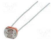 Photoresistor; 90mW; 2÷6kΩ; 540nm; THT; 100VDC; ØLED: 5mm Token