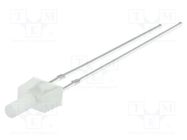 LED; 2mm; white cold; 500÷750mcd; 90°; Front: flat; 2.8÷3.6V; THT OPTOSUPPLY