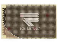 Board: universal; single sided,prototyping; W: 100mm; L: 160mm ROTH ELEKTRONIK GMBH