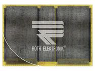 Board: universal; double sided,prototyping; W: 160mm; L: 233.4mm ROTH ELEKTRONIK GMBH