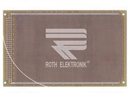 Board: universal; double sided,prototyping; W: 100mm; L: 160mm ROTH ELEKTRONIK GMBH