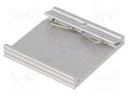 DIN rail mounting bracket; aluminium; 50mm; Rail: TS35 FISCHER ELEKTRONIK