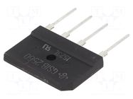 Bridge rectifier: single-phase; Urmax: 600V; If: 25A; Ifsm: 350A VISHAY