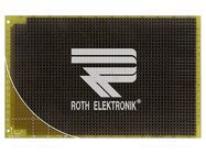 Board: universal; single sided,prototyping; W: 100mm; L: 160mm ROTH ELEKTRONIK GMBH