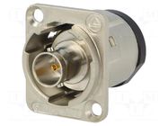 Coupler; BNC socket,both sides; 75Ω; EH; silver; metal; 19x24mm SWITCHCRAFT