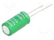 Supercapacitor; THT; 5F; 2.5VDC; ±20%; Body dim: Ø10x20mm; -25÷70°C SAMXON